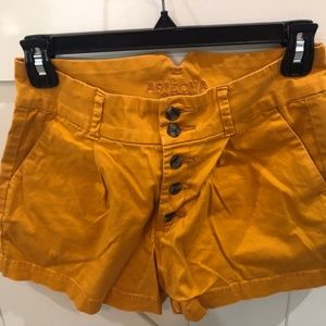 Junior Mustard Yellow Shorts